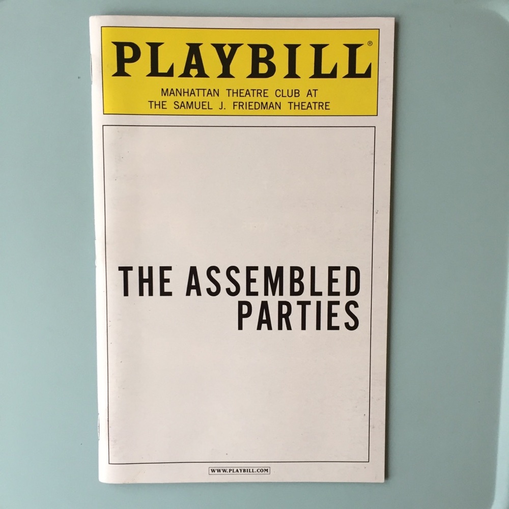 Playbill The Assembled Parties  Judith Light 2013